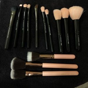 MAC cosmetic brushes & luxie brushes